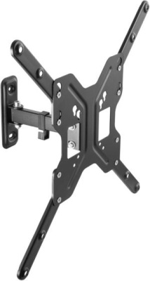 Кронштейн для телевизора Ultramounts UM902 черный 23"-55" макс.30кг настенный поворотно-выдвижной и наклонный