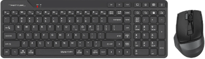 Клавиатура + мышь A4Tech Fstyler FB2800C Air2 клав:черный/серый мышь:черный/серый USB беспроводная Bluetooth/Радио slim