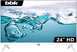 Телевизор LED BBK 24" 24LEM-1045/TS2C (W) белый HD 60Hz DVB-T DVB-T2 DVB-C USB (RUS)