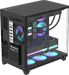 Корпус Formula Crystal U2 черный без БП ATX 1xUSB2.0 1xUSB3.0 1xUSB3.1 audio bott PSU