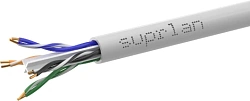 Кабель сетевой информационный Suprlan Six 01-0316-1 кат.6 U/UTP 4 пары 23AWG PVC внутренний 305м серый