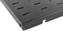 Полка стационарная ЦМО СВ-75-9005 нагр.:45кг. 19" 750мм черный (упак.:1шт)