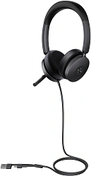 Гарнитура проводная Yealink UH48 Dual UC USB-C/A черный