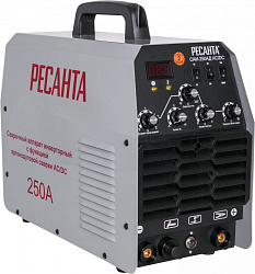Сварочный аппарат Ресанта САИ-250-АД инвертор ММА DC/TIG 10кВт