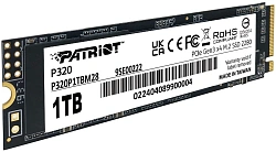 Накопитель SSD Patriot PCIe 3.0 x4 1TB P320P1TBM28 P320 M.2 2280