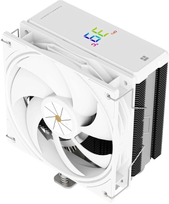 Устройство охлаждения(кулер) Thermalright Assassin X 120 R Digital Soc-AM5/AM4/1200/1700/1851 белый 4-pin 29.8dB Al+Cu LCD Ret (AX120-R-DIGITAL-WH)