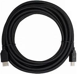 Кабель аудио-видео Cactus CS-HDMI.2-5 HDMI (m)/HDMI (m) 5м. позолоч.конт. черный