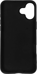 Чехол (клип-кейс) BoraSCO для Apple iPhone 16 Plus Silicone Case черный (73521)