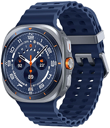 Смарт-часы Samsung Galaxy Watch Ultra LTE 47мм 1.5" AMOLED корп.серый рем.синий (SM-L705FZB1CAU)