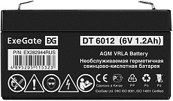 Батарея для ИБП Exegate EX282944 6В 1.2Ач