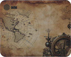 Коврик для мыши Cactus Vintage map 250x200x3мм (CS-MP-D10S)
