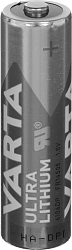 Батарея Varta Ultra FR6 BL4 Lithium AA (4шт)
