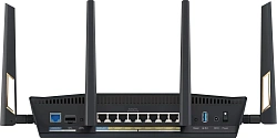 Роутер беспроводной Asus RT-BE88U BE7200 100/1000/2500/10000/SFP+ черный