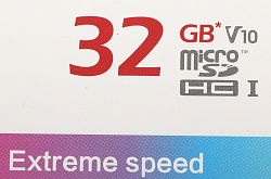 Флеш карта microSDHC 32GB Hikvision HS-TF-C1(STD)/32G/Adapter + adapter