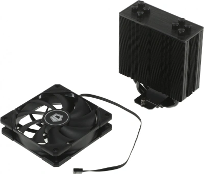 Устройство охлаждения(кулер) ID-Cooling SE-224-XTS Soc-AM5/AM4/1200/1700/1851 черный 4-pin 29dB Al+Cu 220W 650gr Ret (SE-224-XTS BLACK)