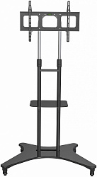 Стойка для телевизора Cactus CS-ST31 черный 37"-75" макс.81.6кг напольный мобильный