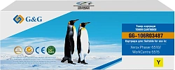 Картридж лазерный G&G GG-106R03487 106R03479/106R03487 желтый (2400стр.) для Xerox Phaser 6510DN/WC 6515DN
