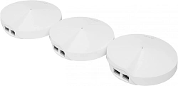 Бесшовный Mesh роутер TP-Link Deco M5 (DECO M5(3-PACK)) AC1300 10/100/1000BASE-TX белый (упак.:3шт)
