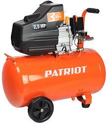 Компрессор поршневой Patriot EURO 50-260K масляный 260л/мин 50л 1800Вт оранжевый