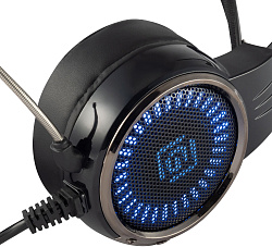 Наушники с микрофоном Оклик HS-L700G INFINITY черный 2.2м мониторные оголовье (1102308)