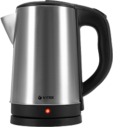 Чайник электрический Vitek VT-1150 1.8л. 1800Вт серебристый корпус: нерж.сталь