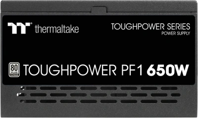 Блок питания Thermaltake ATX 650W Toughpower PF1 80+ platinum (20+4pin) APFC 140mm fan color LED 9xSATA Cab Manag RTL