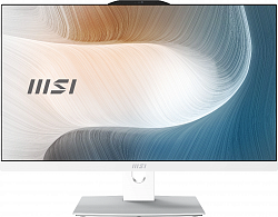 Моноблок MSI Modern AM242P 12M-1069XRU 23.8" Full HD i3 1215U (1.2) 16Gb SSD512Gb UHDG без ОС GbitEth WiFi BT 120W клавиатура мышь Cam белый 1920x1080