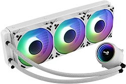 Система водяного охлаждения Aerocool Mirage L360 ARGB Soc-AM5/AM4/1200/1700/1851 белый 4-pin 20-27dB Al+Cu 550W 1350gr Ret (MIRAGE L360 WH)
