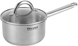 Ковш Rondell Point RDS-1308 0.9л. d=14см (с крышкой) стальной