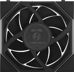 Вентилятор для корпуса Lian-Li Uni Fan TL Wireless LCD 120 LCD ARGB 120х124x28 черный 4-pin 27дБ (G99.12TLLCD1W1B.R0) Ret