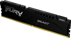 Память DDR5 32GB 5600MHz Kingston KF556C36BBE2-32 Fury Beast Black RTL Gaming PC5-44800 CL36 DIMM 288-pin 1.25В single rank с радиатором Ret