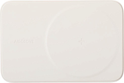 Мобильный аккумулятор Solove W12 5000mAh QC3.0/PD3.0 20W 3A USB-C беспров.зар. бежевый (W12 BEIGE RUS)