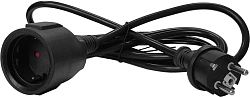 Шнур питания Lanmaster LAN-PPS/SH-3.0-BK вилка Shuko-розетка Shuko проводник.:3x1.5мм2 3м 220В 16А черный