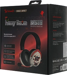 Наушники с микрофоном A4Tech Bloody M595 Proxy Boom бежевый/черный 2.3м мониторные USB оголовье (M595)