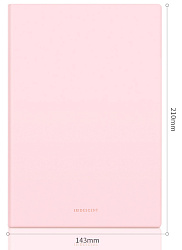 Блокнот Deli 22283LT-PINK 210х143мм искусст. кожа 96л светло-розовый