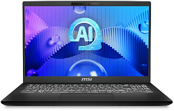 Ноутбук MSI Modern 15 H AI C1MTG-084US Ultra 9 185H 32Gb SSD1Tb Intel UHD Graphics 15.6" IPS Touch FHD (1920x1080) Windows 11 Home Multi Language black WiFi BT Cam (9S7-15H551-084)