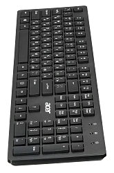 Клавиатура Acer OKW020 черный USB slim Multimedia (ZL.KBDEE.001)