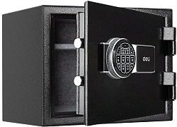 Сейф мебельный Deli ET586 огнестойкий 300x380x300мм электронный/ключевой