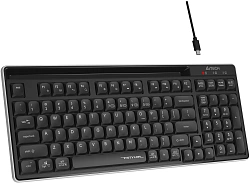 Клавиатура A4Tech Fstyler FBX70C черный USB беспроводная BT/Radio slim Multimedia (FBX70C)