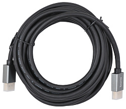Кабель аудио-видео Buro V1.4 DisplayPort (m)/DisplayPort (m) 5м. позолоч.конт. черный (BHP-DPP-1.4-5G)