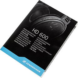 Наушники накладные Sennheiser HD 600 3м черный проводные оголовье (004465/508824)