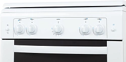 Плита Газовая Gefest ПГ 6100-01 белый (металлическая крышка) реш.чугун