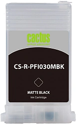 Картридж перезаправляемый струйный Cactus CS-R-PFI030MBK черный матовый (55мл) для Canon imagePROGRAF TA-20/30/TM-240/340