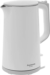 Чайник электрический Panasonic NC-CWK50 1.7л. 1500Вт белый корпус: нерж.сталь/пластик