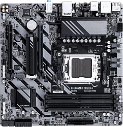 Материнская плата Gigabyte B840M DS3H Socket AM5 AMD B840 4xDDR5 mATX AC`97 8ch(7.1) 2.5Gg RAID+HDMI+DP