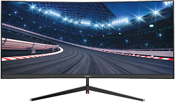 Монитор Digma 29.5" Overdrive 30A510F черный VA LED 1ms 21:9 HDMI матовая 300cd 178гр/178гр 2560x1080 200Hz DP 2K USB 4.3кг