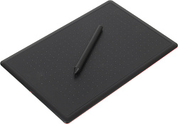 Графический планшет Wacom One by USB черный/красный