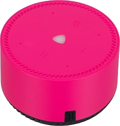 Умная колонка Yandex Станция Лайт Алиса розовый 5W 1.0 BT 10м (YNDX-00025N)