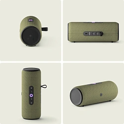 Умная колонка Yandex Стрит Алиса зеленый 30W 2.0 BT/Wi-Fi 10м 3300mAh (YNDX-00030GRN)