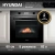 Духовой шкаф Электрический Hyundai HEO 6646 BG черное стекло Духовой шкаф Электрический Hyundai HEO 6646 BG черное стекло